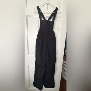 Kids Lands End Squall Snow Bib Pants Blue Insulated Waterproof Ski Snowpants-12